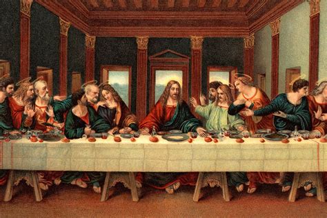 painted the last supper